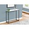 Monarch Specialties Accent Table, Console, Entryway, Narrow, Sofa, Living Room, Bedroom, White Laminate, Black Metal I 2252 - alternate 7